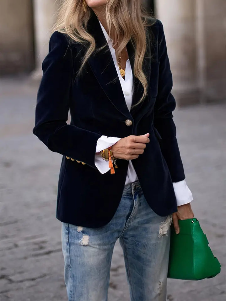 JULISSE | BLAZER ÉLÉGANT EN VELOURS 