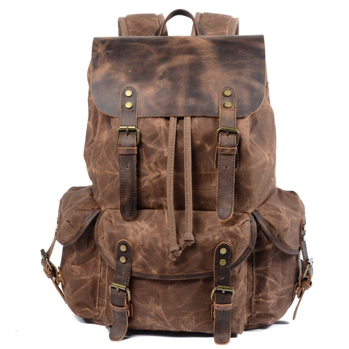 Canvas-Leder-Rucksack | SALZBURG