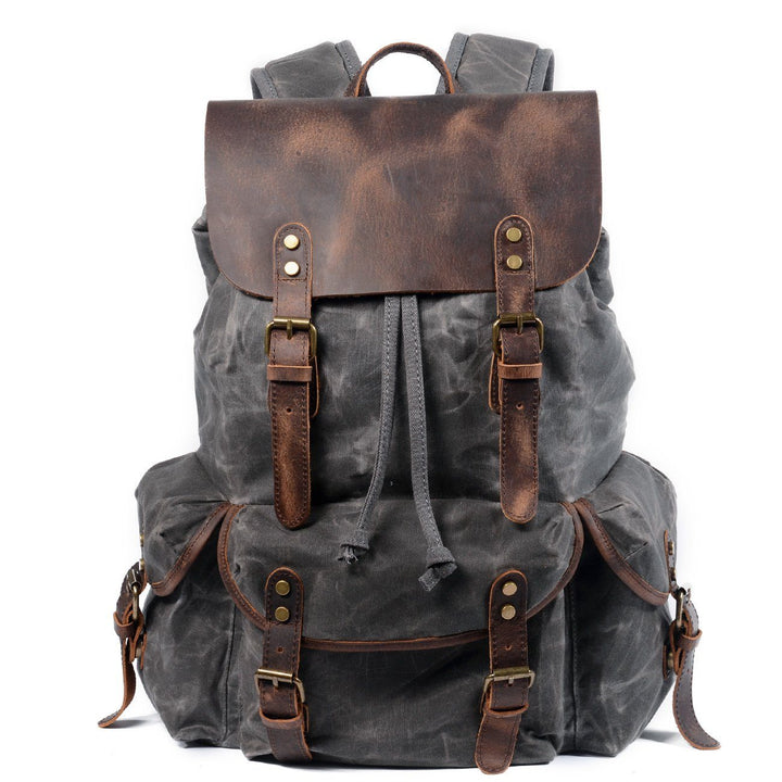 Canvas-Leder-Rucksack | SALZBURG
