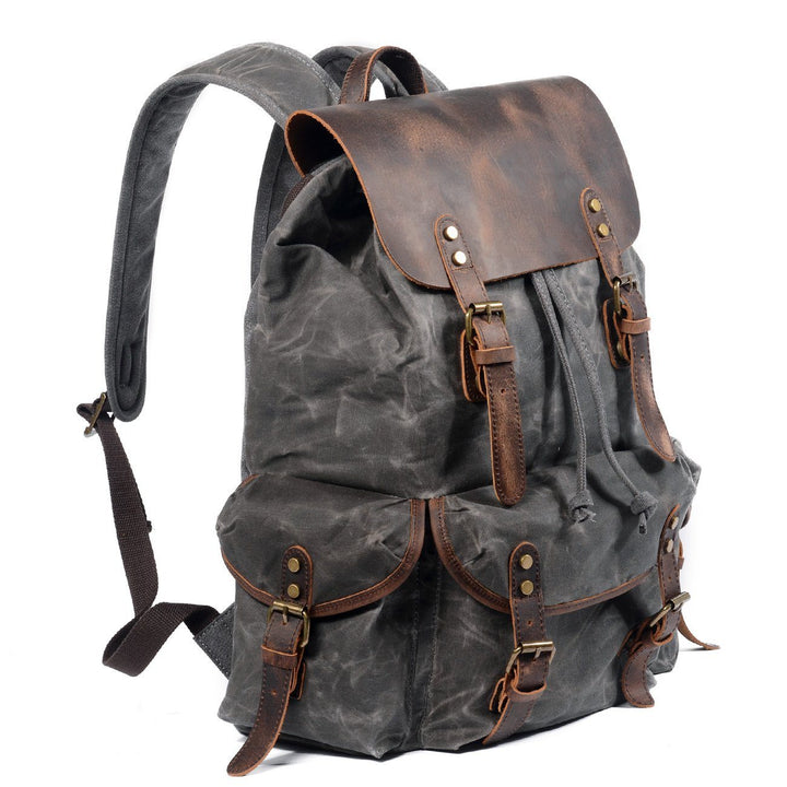 Canvas-Leder-Rucksack | SALZBURG