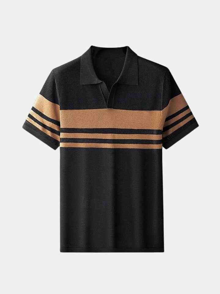 Das Henley – Karamellfaden Polo