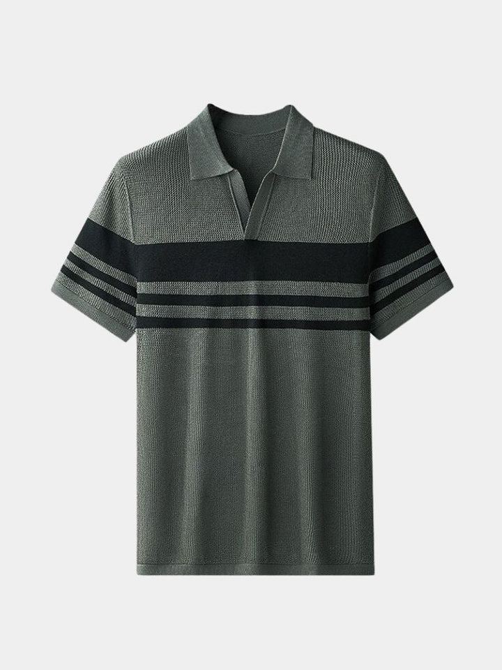 Das Henley – Karamellfaden Polo
