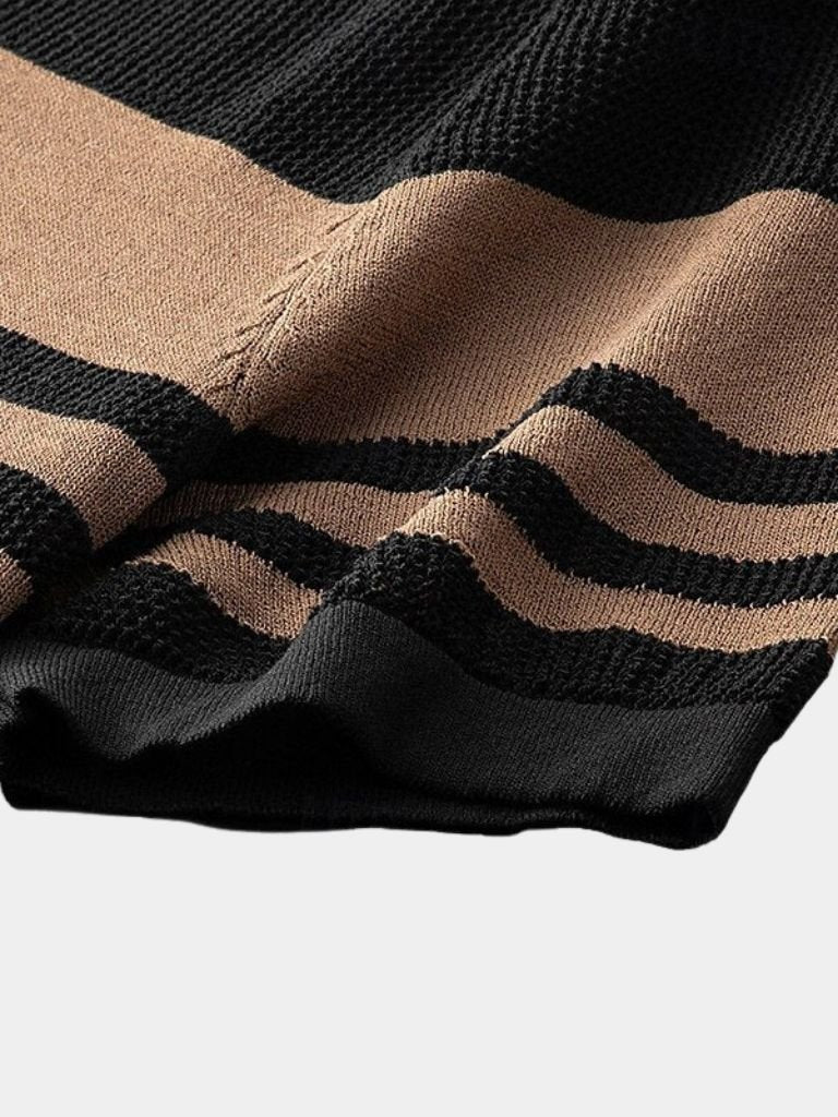 Das Henley – Karamellfaden Polo