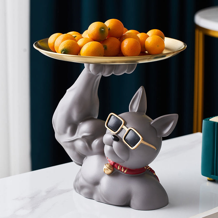 Muscular French Bulldog Süßigkeitenteller