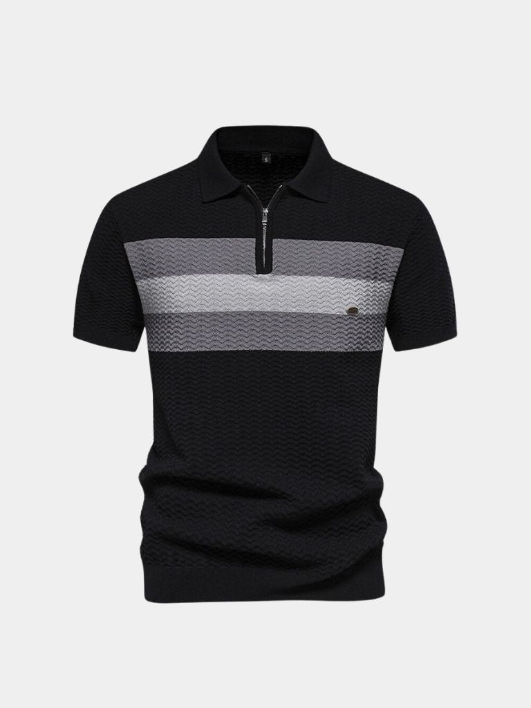 Die Harlowe – Kurzarm Zip Polo