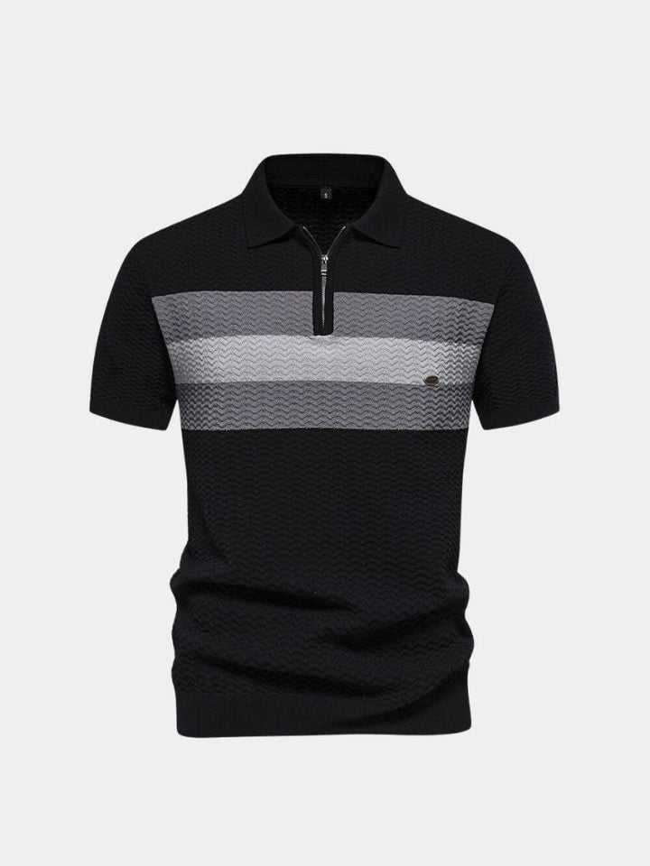 Die Harlowe – Kurzarm Zip Polo