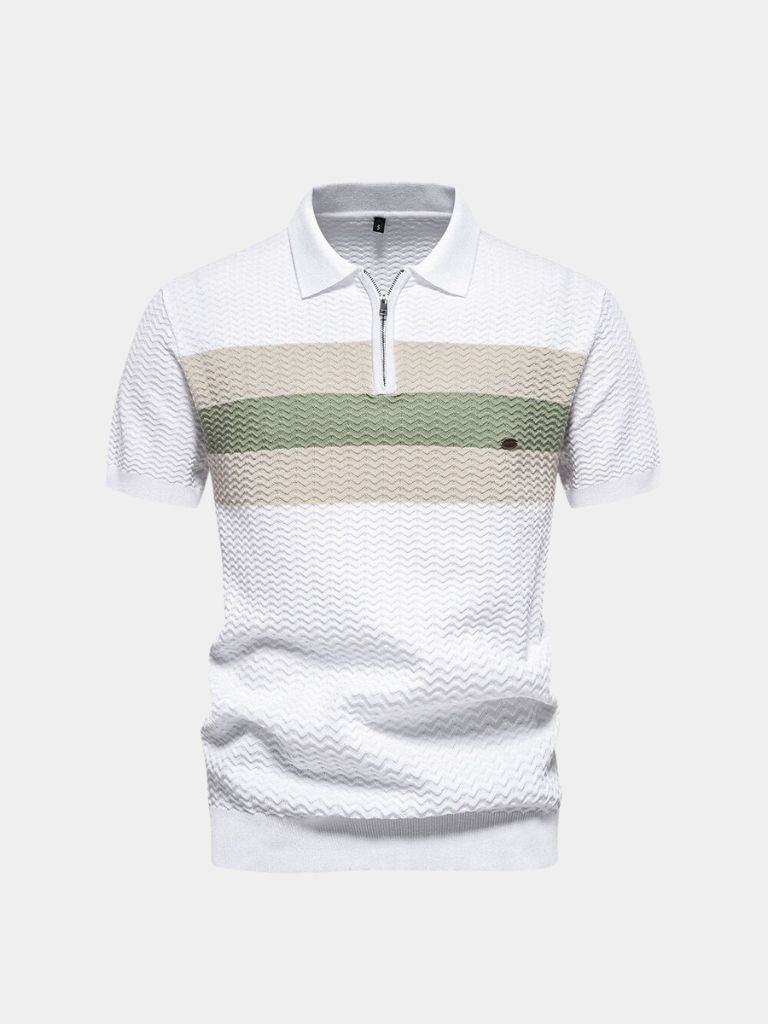 Die Harlowe – Kurzarm Zip Polo