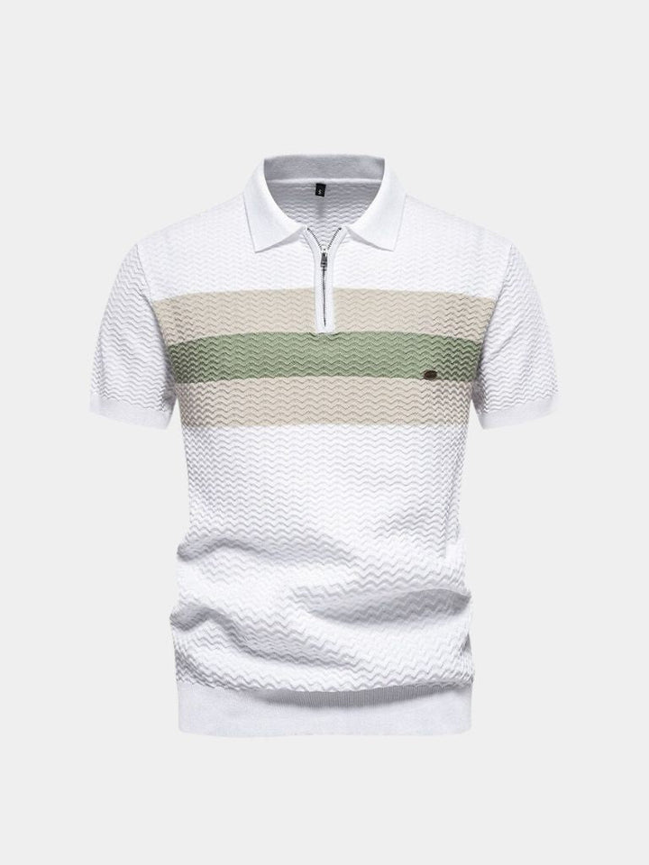 Die Harlowe – Kurzarm Zip Polo