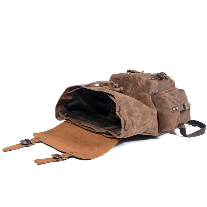 Canvas-Leder-Rucksack | SALZBURG