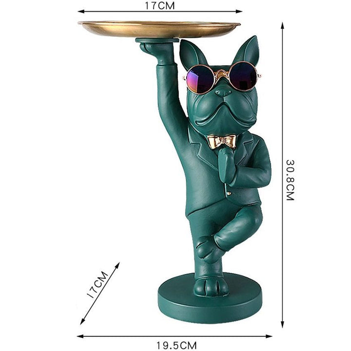 Yoga Französischer Bulldoggen Tablett