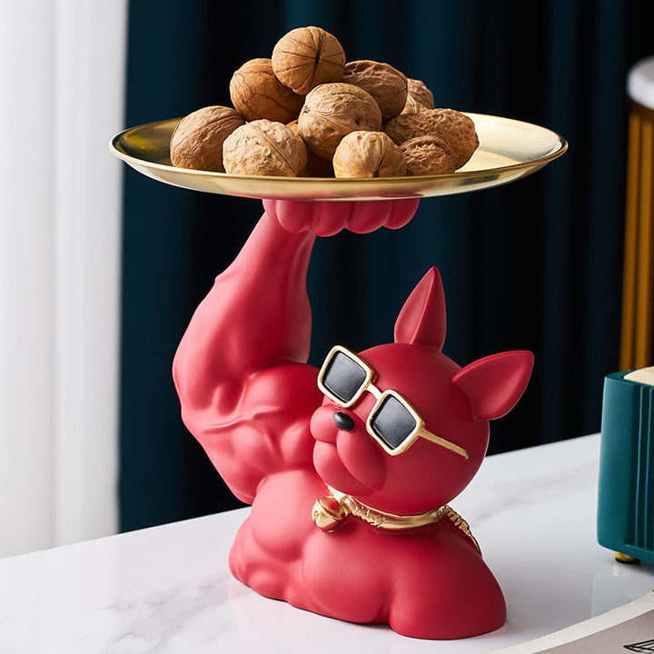 Muscular French Bulldog Süßigkeitenteller