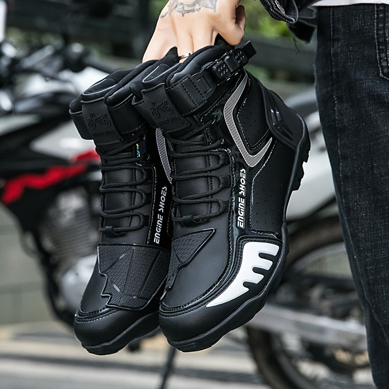 Bottes de moto haut de gamme pour hommes