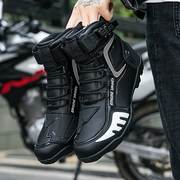 Bottes de moto haut de gamme pour hommes