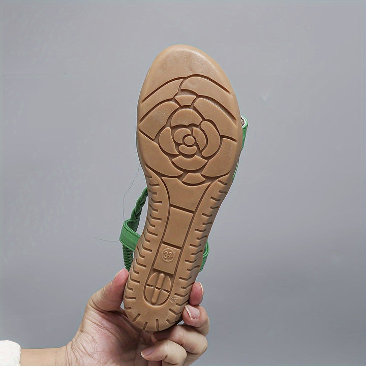 Elara™ Kristall Geflochtene Sandalen