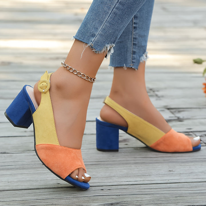 Zuri™ Farbblock Slingback Absätze