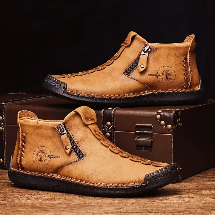 Grau| Vintage Stiefel