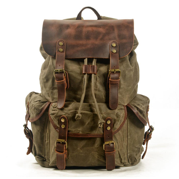 Canvas-Leder-Rucksack | SALZBURG