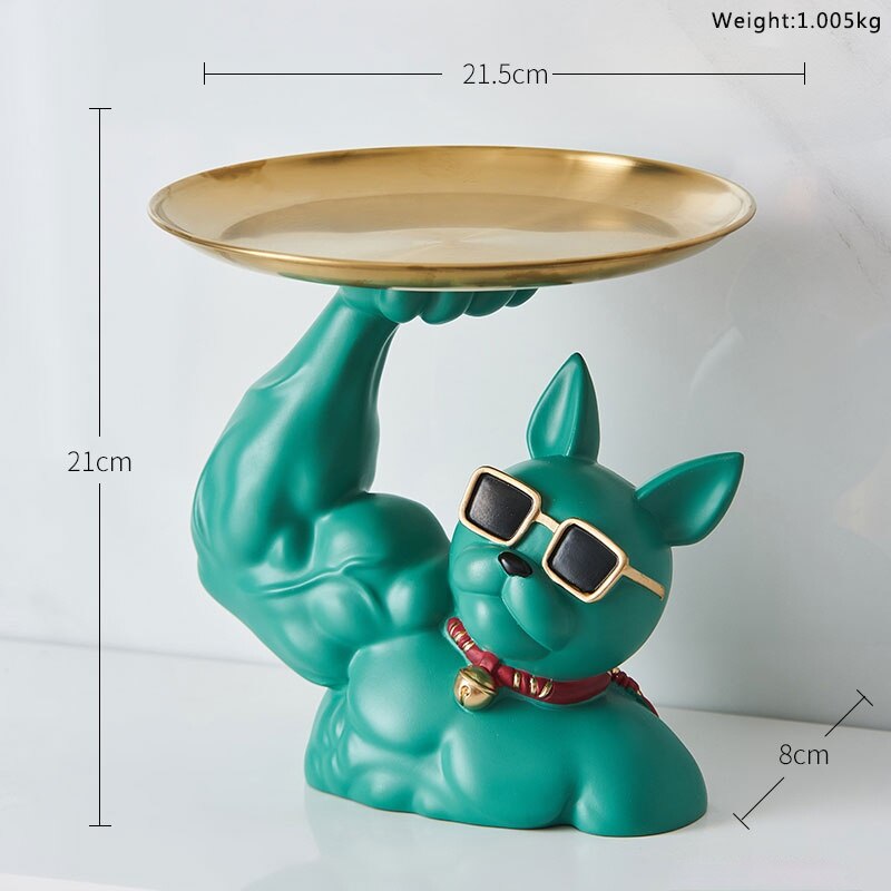 Muscular French Bulldog Süßigkeitenteller