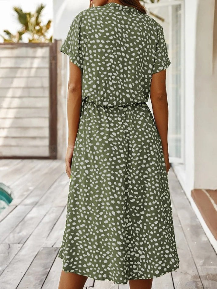 BENEDICTA I VINTAGE GEDRUCKTES KLEID