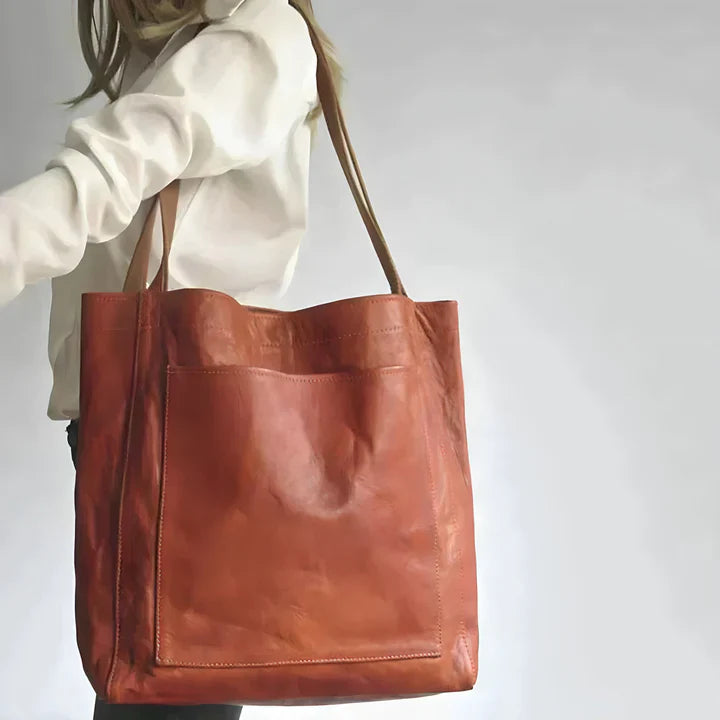 Elysia - Sac fourre-tout classique en cuir