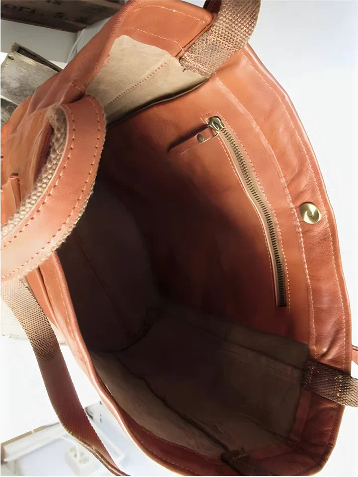 Elysia - Sac fourre-tout classique en cuir