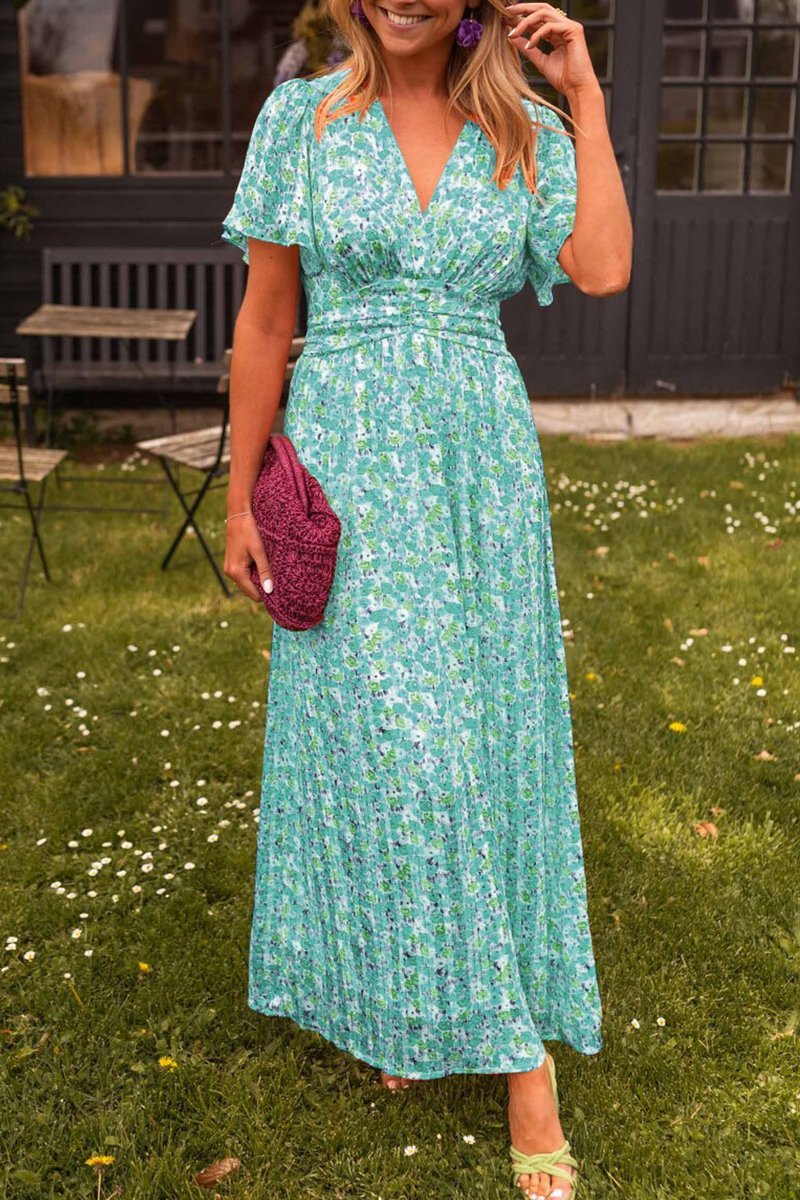 LUISE I FLORALES MAXIKLEID