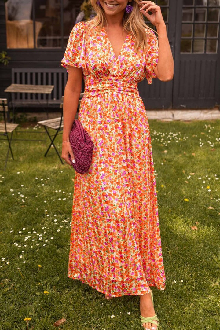 LUISE I FLORALES MAXIKLEID