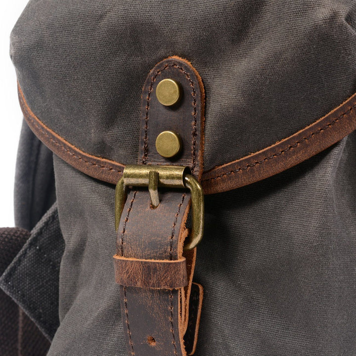 Canvas-Leder-Rucksack | SALZBURG