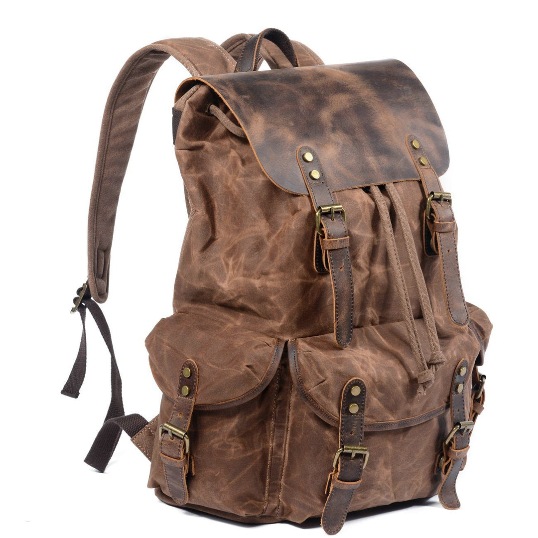 Canvas-Leder-Rucksack | SALZBURG