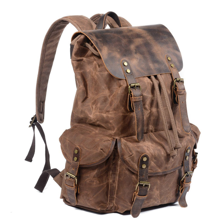 Canvas-Leder-Rucksack | SALZBURG
