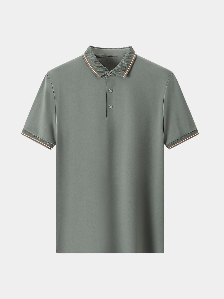 Der Obsidian – Polo mit Kontrastdetails