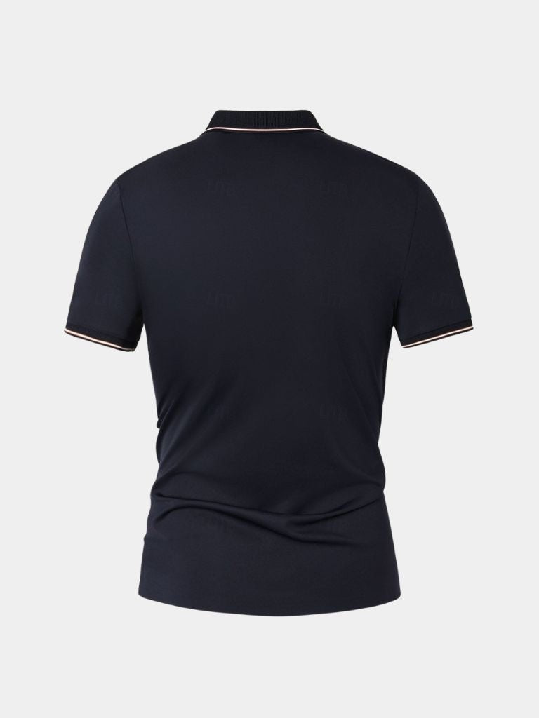Der Obsidian – Polo mit Kontrastdetails