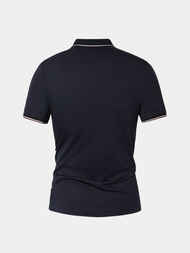 Der Obsidian – Polo mit Kontrastdetails