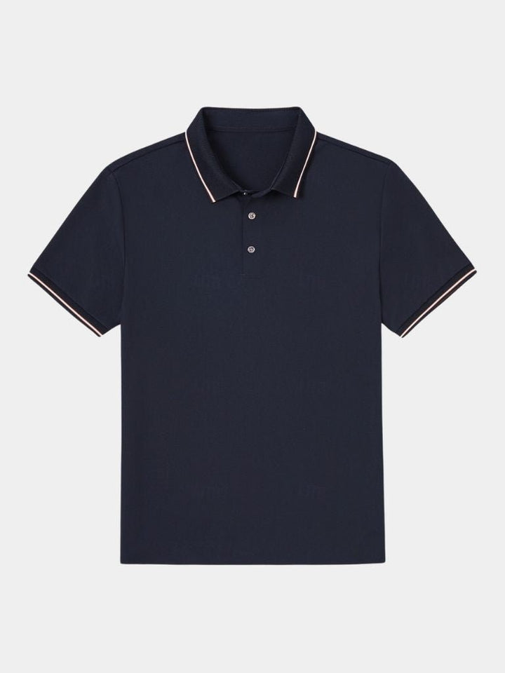 Der Obsidian – Polo mit Kontrastdetails