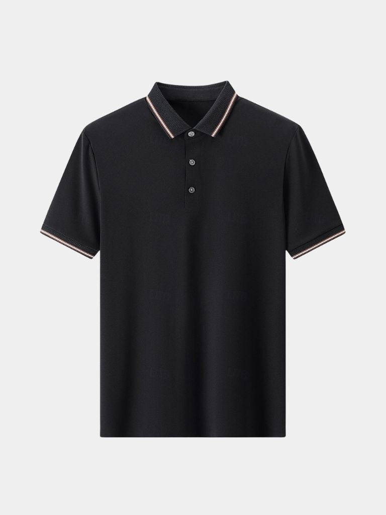 Der Obsidian – Polo mit Kontrastdetails