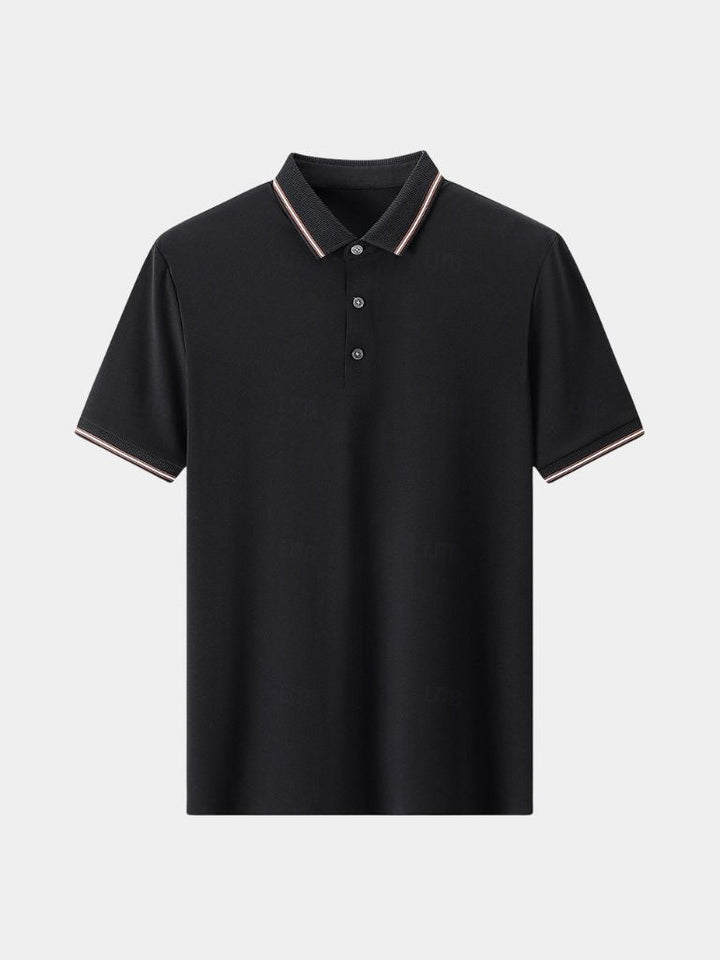 Der Obsidian – Polo mit Kontrastdetails