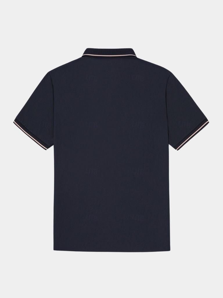 Der Obsidian – Polo mit Kontrastdetails