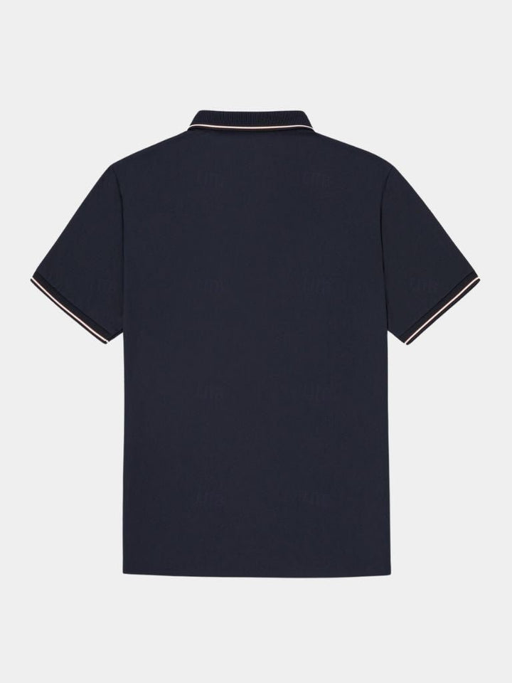 Der Obsidian – Polo mit Kontrastdetails
