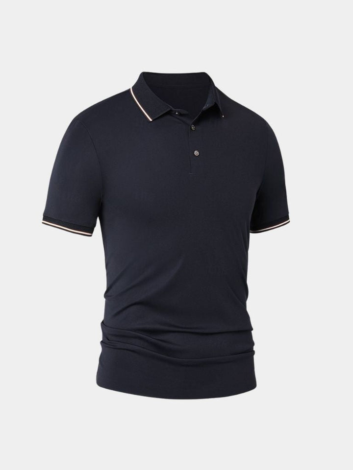 Der Obsidian – Polo mit Kontrastdetails
