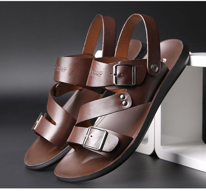 Nate | Leder-Sandalen