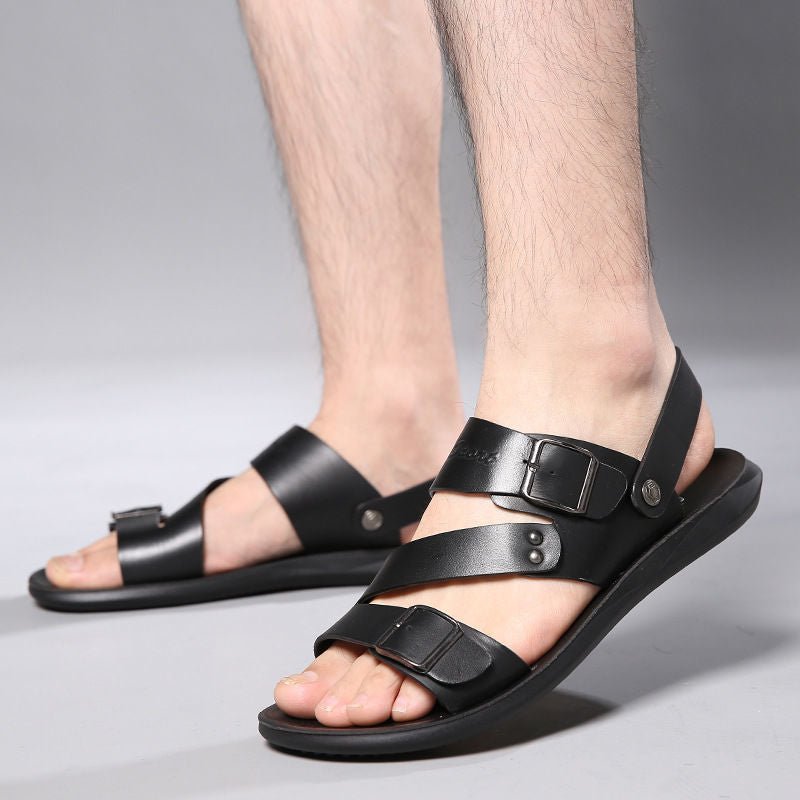 Nate | Leder-Sandalen