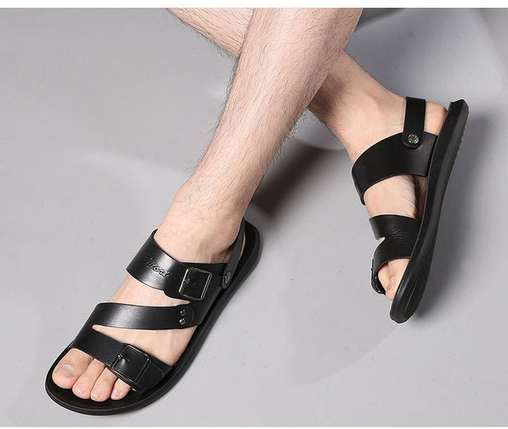 Nate | Leder-Sandalen