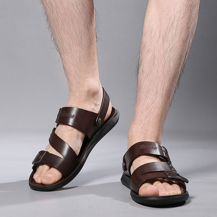 Nate | Leder-Sandalen