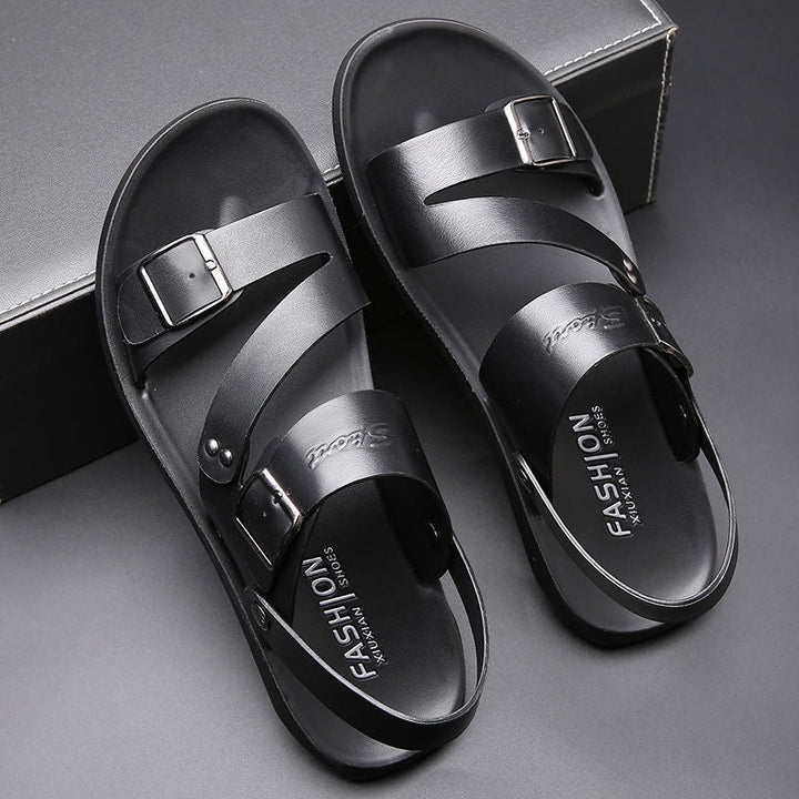 Nate | Leder-Sandalen