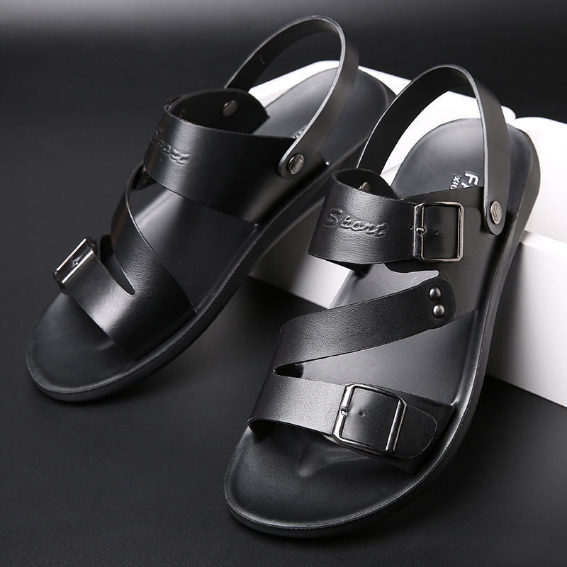 Nate | Leder-Sandalen