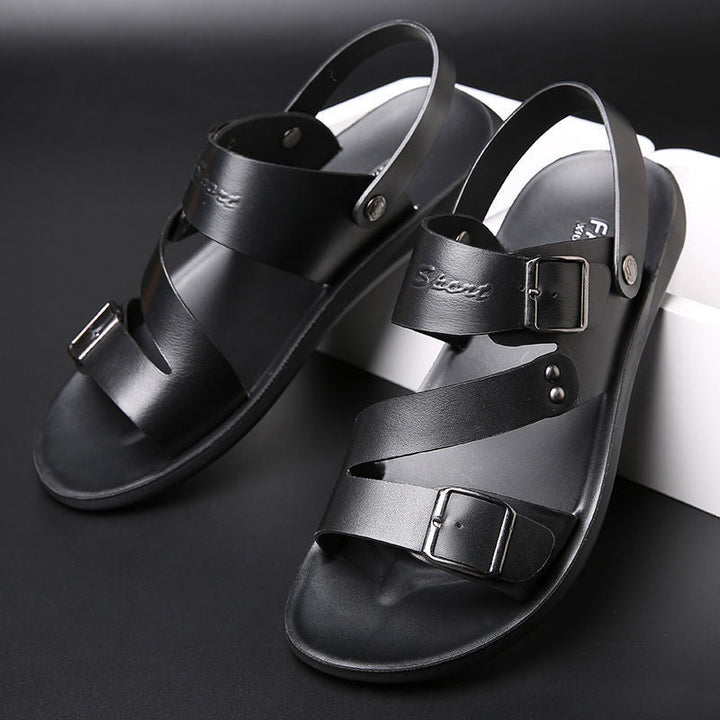 Nate | Leder-Sandalen