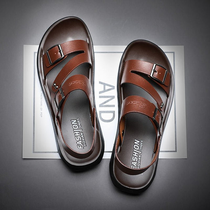 Nate | Leder-Sandalen