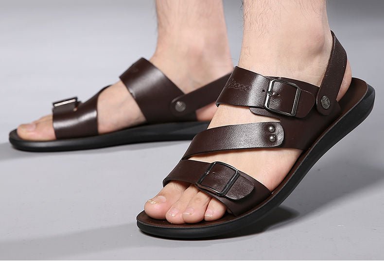 Nate | Leder-Sandalen