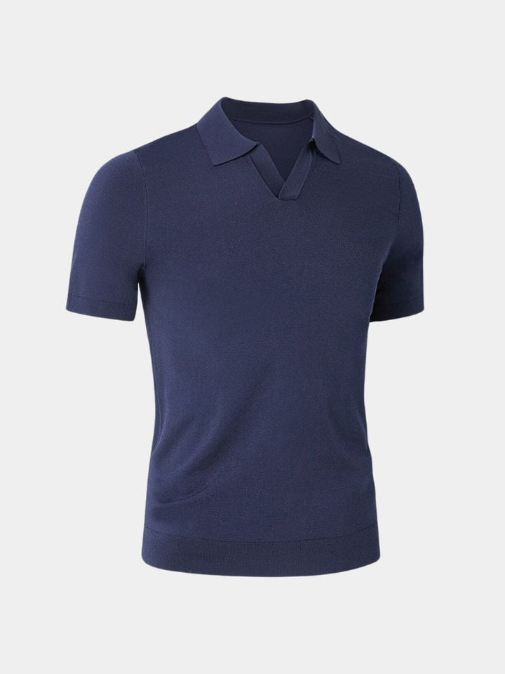 Das Oxford – Erhöhtes Navy Polo