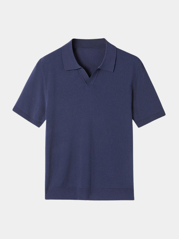 Das Oxford – Erhöhtes Navy Polo
